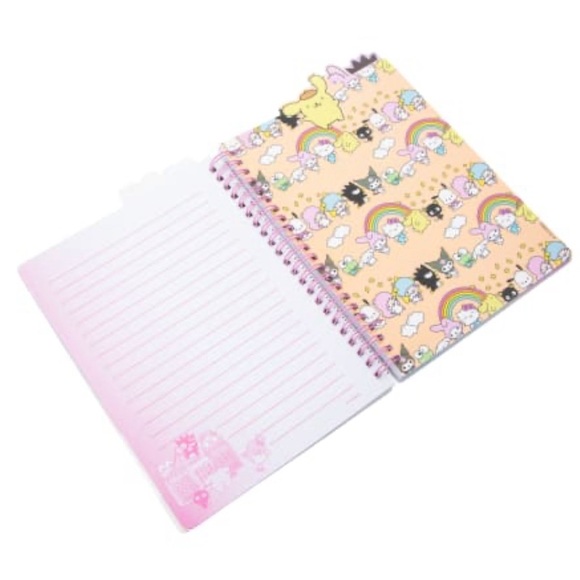 Hello Kitty Spiral Notebook with tabs - Picture 3 of 4